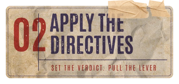 02 Apply the directives.